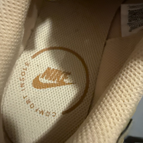 Nike Waffle Debut Womens Size 6.5 Sesame Baroque Brown Running Shoes - Picture 4 of 7